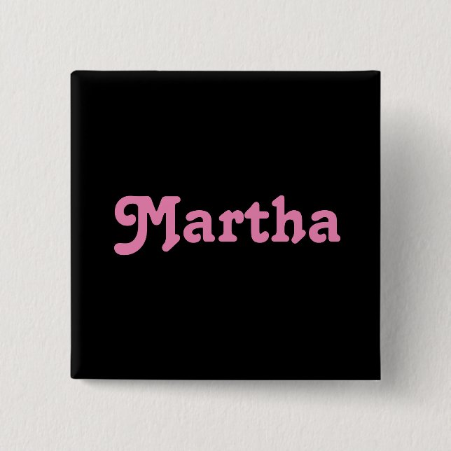 Button Martha (Vorderseite)