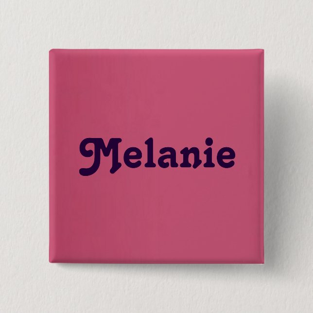 Button Melanie (Vorderseite)