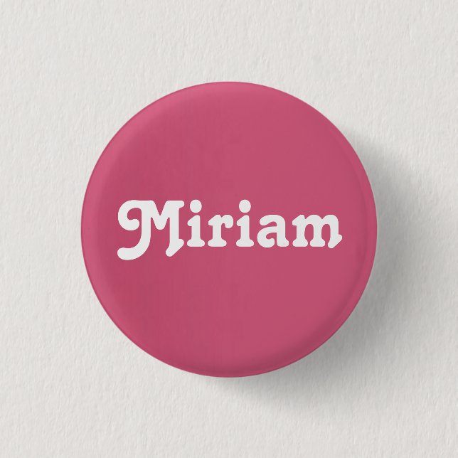 Button Miriam (Vorderseite)