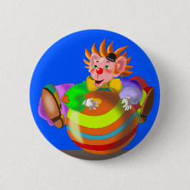 Button mit Happy Clown