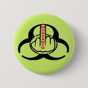 Button Monsanto Bio Hazard Gedreht