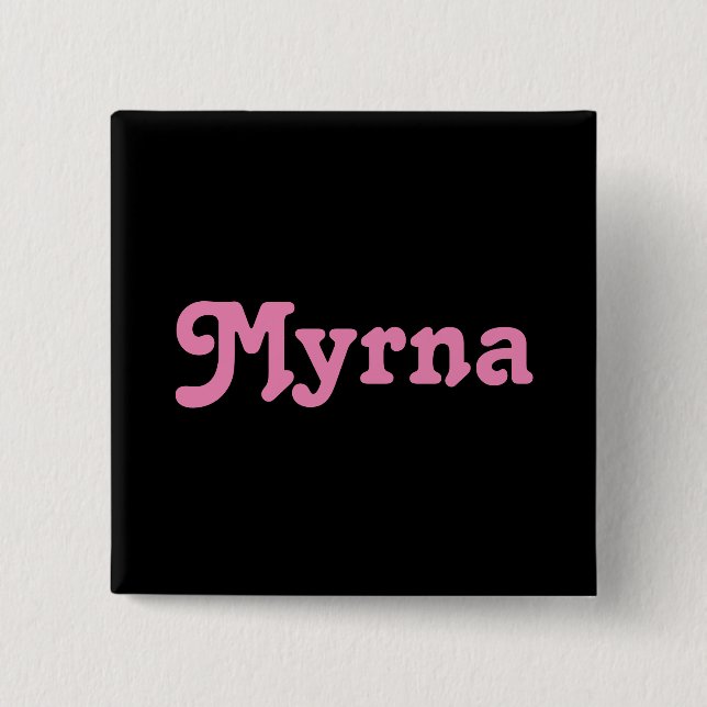Button Myrna (Vorderseite)