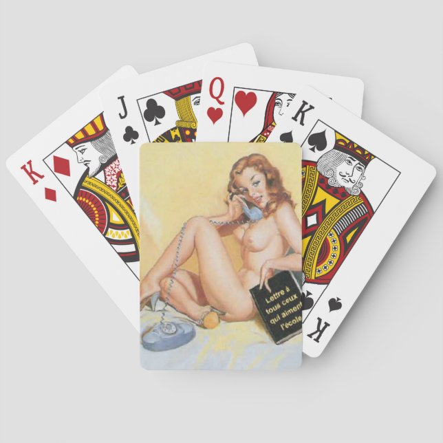 Button nach oben, Hallo Spielkarten (Rückseite)