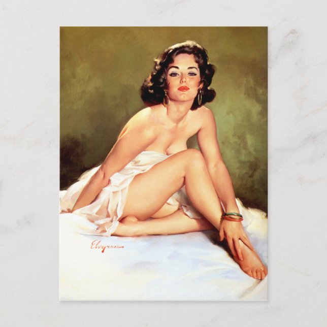 Button nach oben postkarte (Vorderseite)