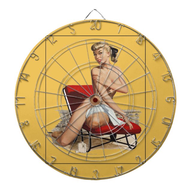 Button-oben Dartscheibe (vorne)