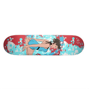 Button-Oben Skateboard