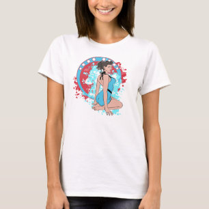 Button-Oben T - Shirt