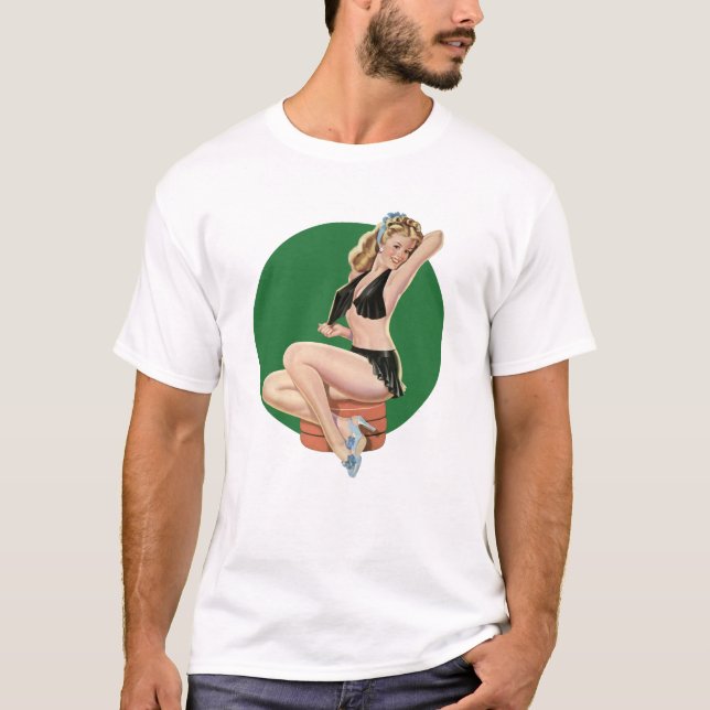 Button-Oben T - Shirt (Vorderseite)