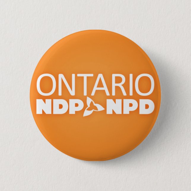 Button Ontarios NDP (Vorderseite)