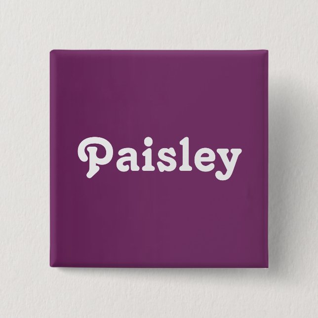 Button Paisley (Vorderseite)