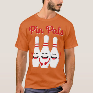 Button Pals Niedlicher Bowling für Männer Frauen u T-Shirt