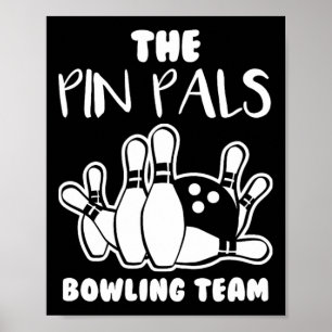 Button Pals Team Bowling Poster