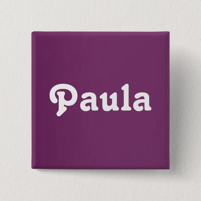 Button Paula (Vorderseite)
