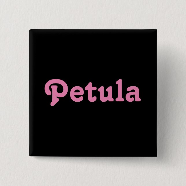 Button Petula (Vorderseite)