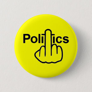Button-Politik Gedreht Button