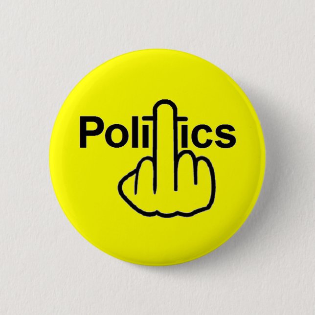Button-Politik Gedreht Button (Vorderseite)