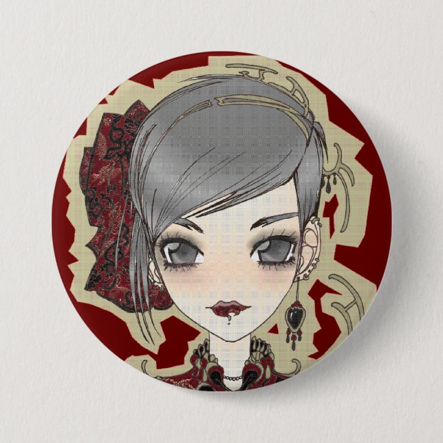 Button Prinzessin Ren (Vorderseite)
