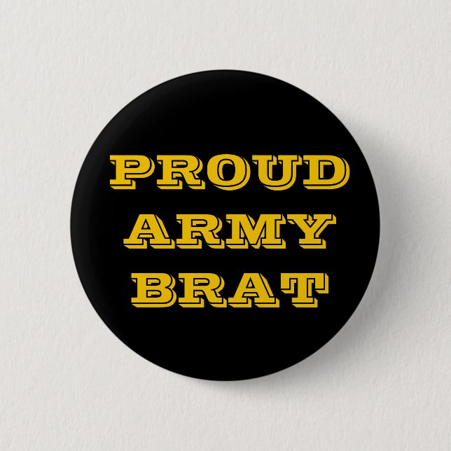 Button Proud Army Brat (Vorderseite)