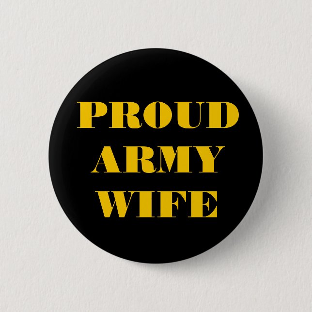 Button Proud Army-Ehefrau (Vorderseite)