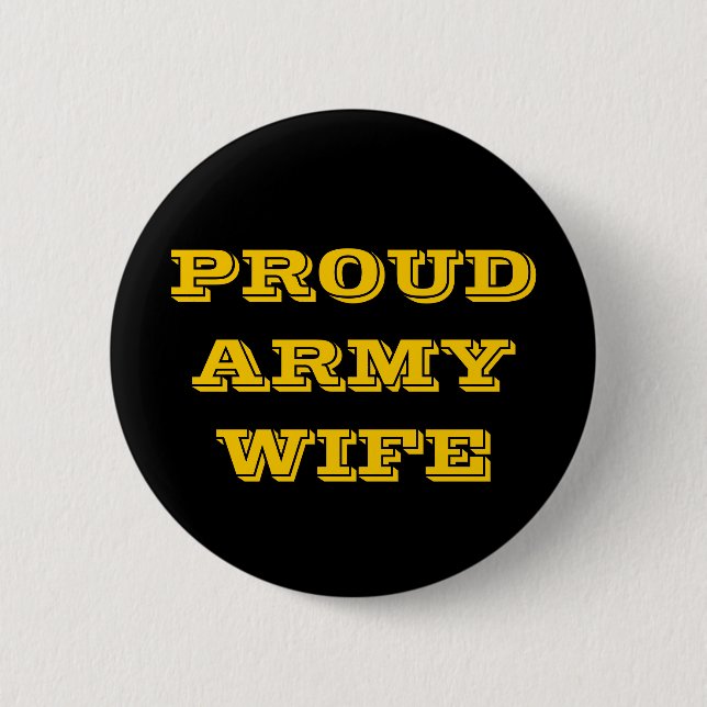 Button Proud Army-Ehefrau (Vorderseite)