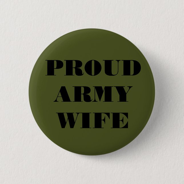 Button Proud Army-Ehefrau (Vorderseite)