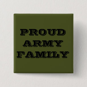 Button Proud Army Family