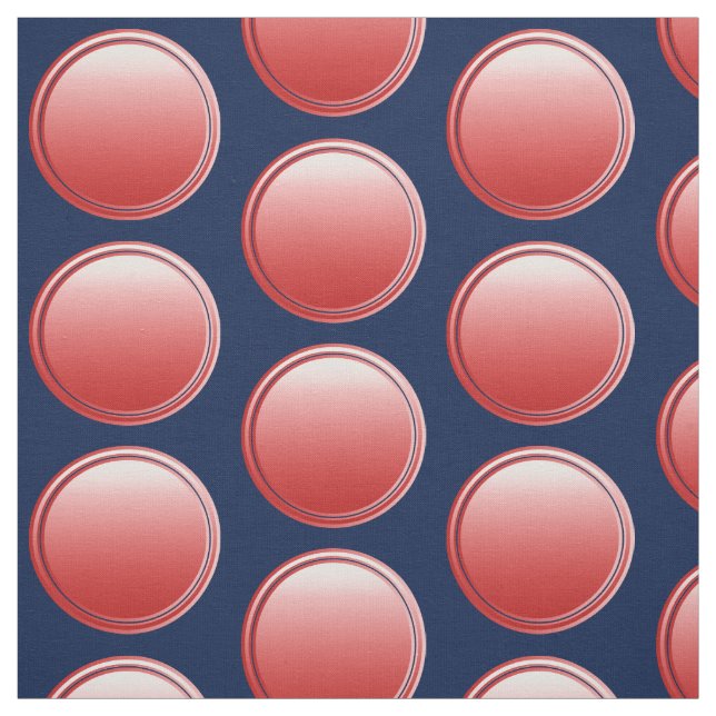 Button Punkte - Farbverlauf rot + Ihr Backg. Idee Stoff (Muster)
