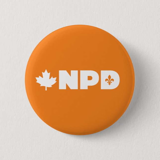 Button Quebecs NDP (Vorderseite)