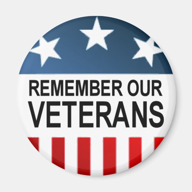 BUTTON_Remember_veterans Magnet (Vorne)