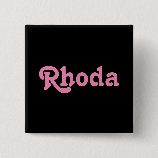 Button Rhoda (Vorderseite)