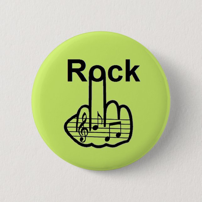 Button Rock Gedreht (Vorderseite)