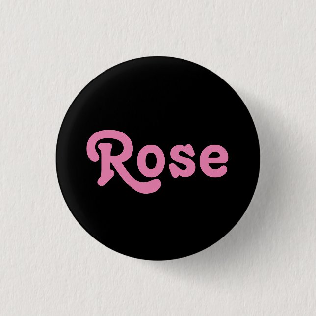 Button-Rose Button (Vorderseite)