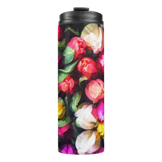 BUTTON ROSES THERMOSBECHER (Vorderseite)