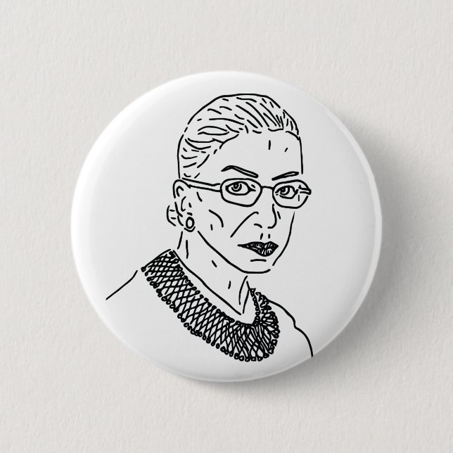 Button Ruth Bader Ginsburg RBG (Vorderseite)