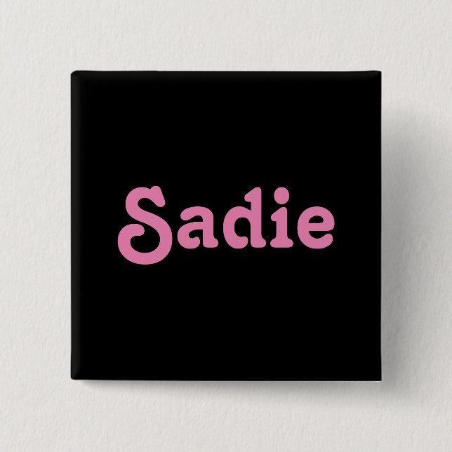 Button Sadie (Vorderseite)