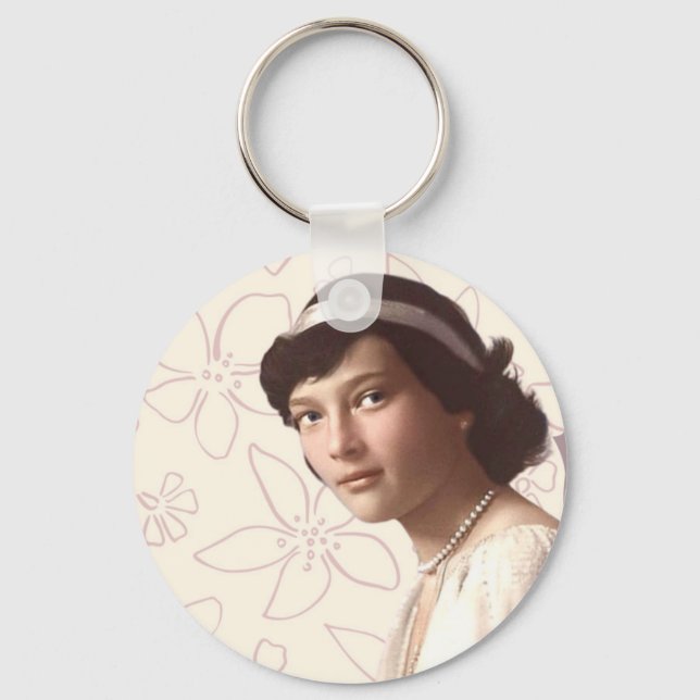 Button-Schlüsselanhänger Schlüsselanhänger (Vorderseite)