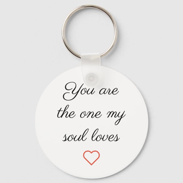 Button-Schlüsselanhänger Schlüsselanhänger (Vorderseite)