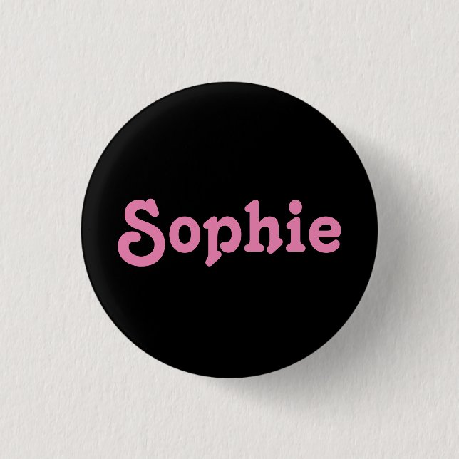 Button Sophie (Vorderseite)
