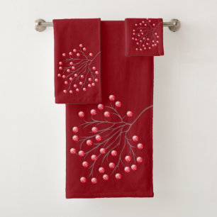 Button-Struktur Badhandtuch Set