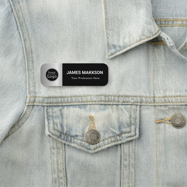 Button-Tag des benutzerdefinierten Mitarbeiters od Namensschild (Beispiel)