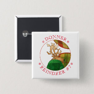 Button-Taste "DONNER REINDEER" Button