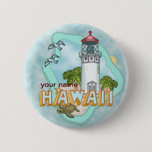 Button-Taste für Hawaii Lighthouse Button
