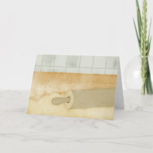 Button-Teig Mehl Küchenbackkarte Dankeskarte