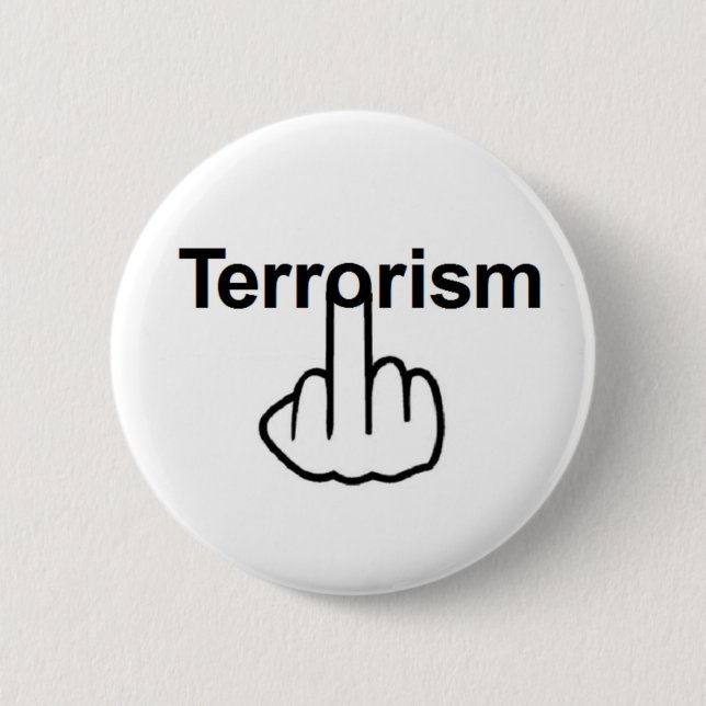 Button Terrorism Gedreht (Vorderseite)