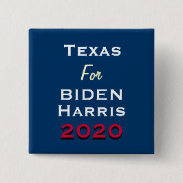 Button "Texas for BIDEN HARRIS 2020"