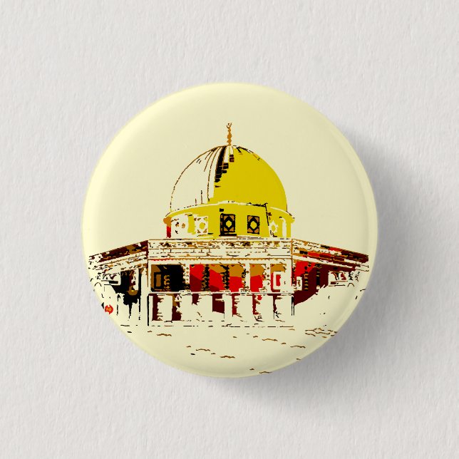Button the Beauty: Dome of the Rock Button (Vorderseite)
