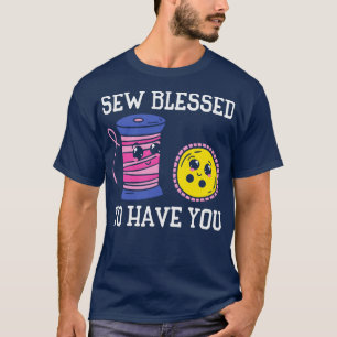 Button Thread Sibling Goals Big Brother Sister Puc T-Shirt