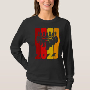 Button und Bowling Ball Bowler Team 2023 Weitere E T-Shirt