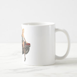 Button-up Bikermädchen Tasse
