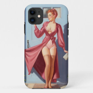 Button-Up-Girl iPhone 11 Hülle